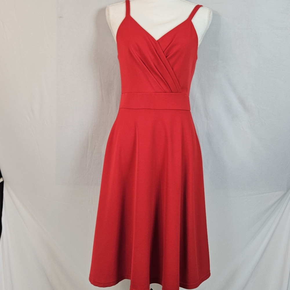 Grace Karin red slip cocktail dress size medium
